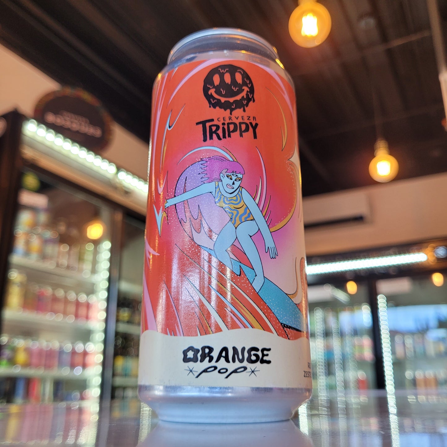 Foto de Trippy Orange Pop Red Ale Naranja 473ml - Cerveza Artesanal en Puerto Cervecero, Puerto Varas