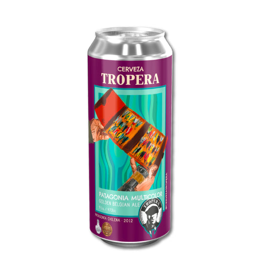 Tropera Patagonia Multicolor 473cc - Disponible en Puerto Cervecero, Puerto Varas Chile.