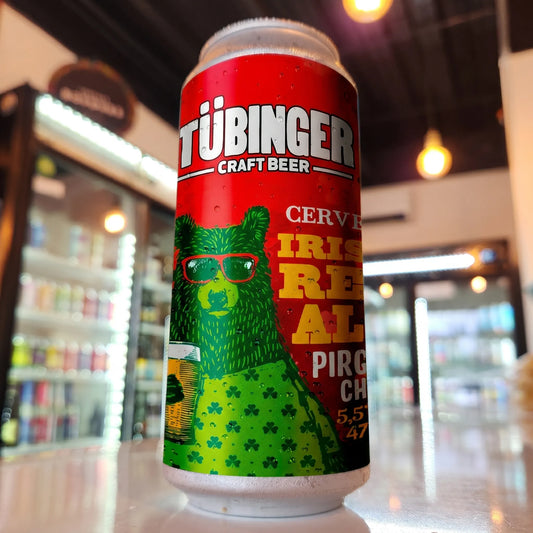 Cerveza artesanal chilena Tübinger Irish Red Ale 470cc. Compra online en Puerto Cervecero, Puerto Varas Chile.
