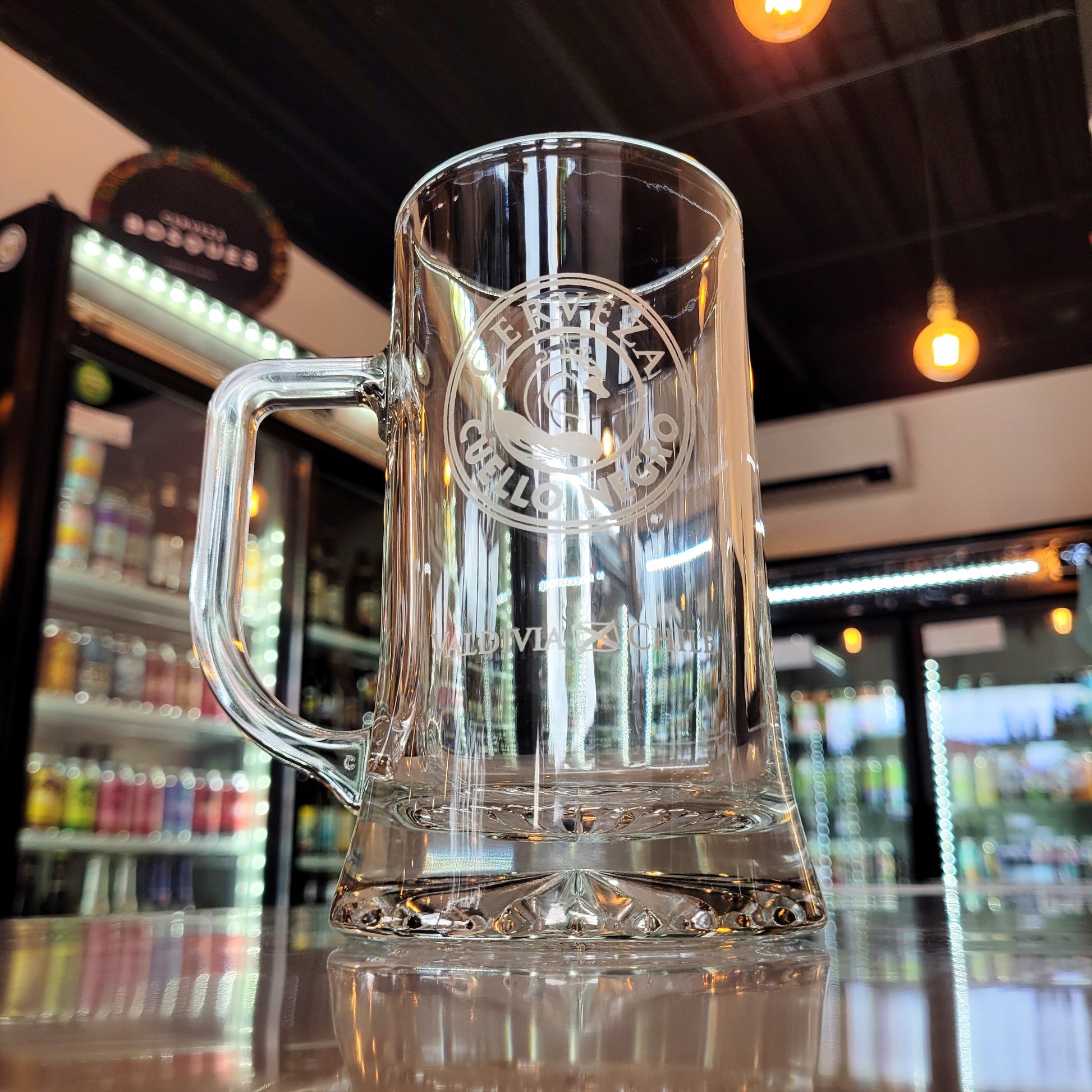 Foto de Vaso Schopero Cuello Negro 500ml - Cerveza Artesanal en Puerto Cervecero, Puerto Varas