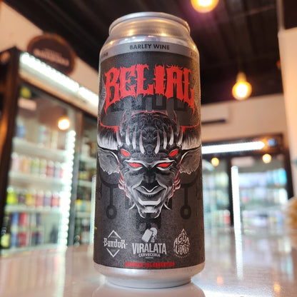 Cerveza artesanal chilena Viralata Belial Barley Wine 473cc 10% ABV de Valdivia - Puerto Cervecero