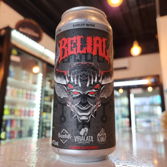 Cerveza artesanal chilena Viralata Belial Barley Wine 473cc 10% ABV de Valdivia - Puerto Cervecero