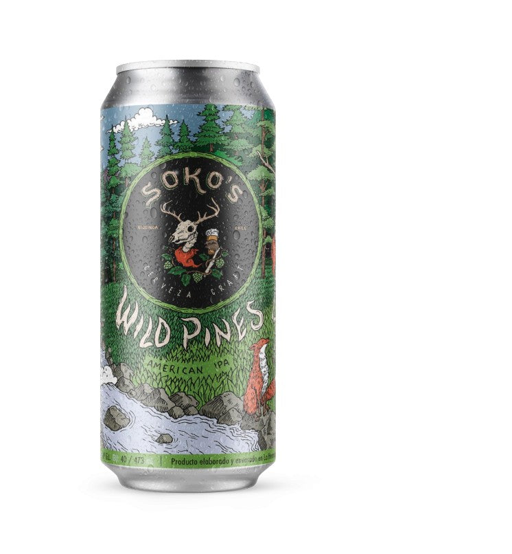 Soko's Wild Pines American IPA 473cc